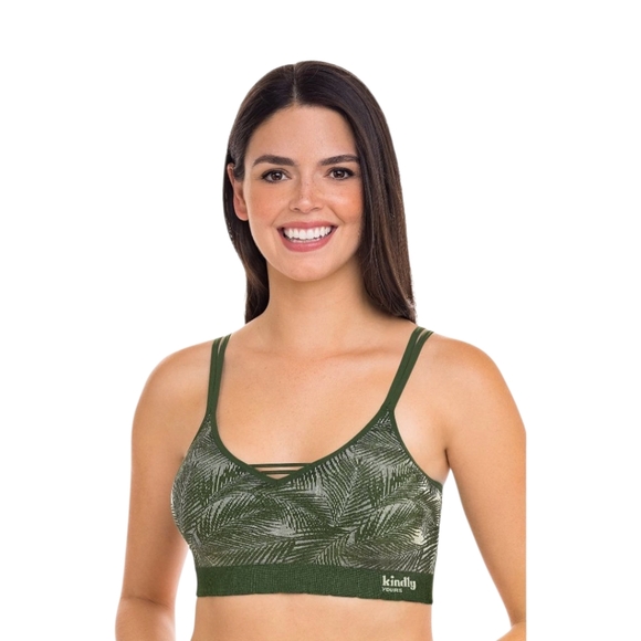 Green Supportive Racerback Bra Intimates - Picture 4 of 5